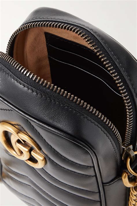 pochette gucci marmont usata|gucci marmont quilted leather pouch.